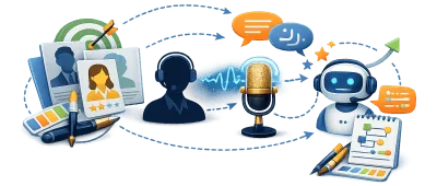 Persona- & Konversationsdesign für KI-Telefonassistent